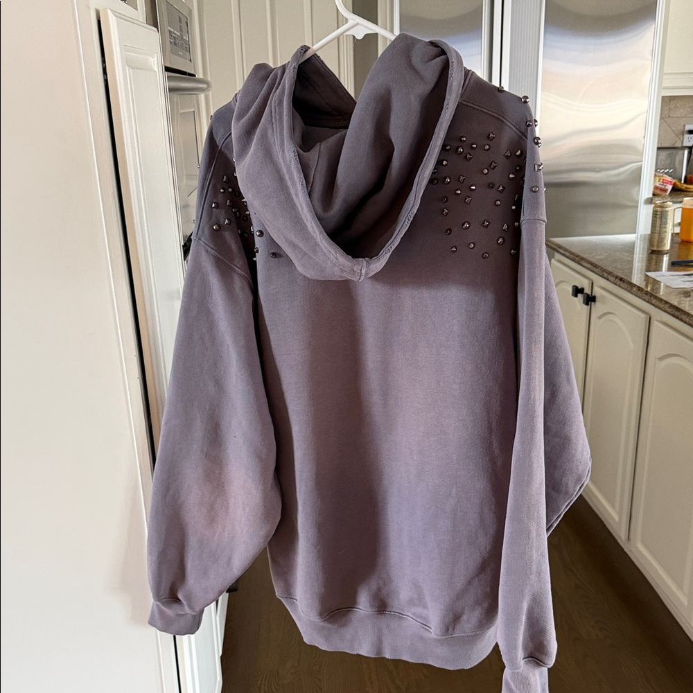 We The Free Studded Purple / Grey Hoodie - Picture 9 of 9
